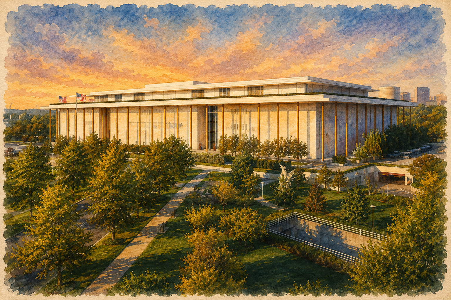Kennedy Center illustration