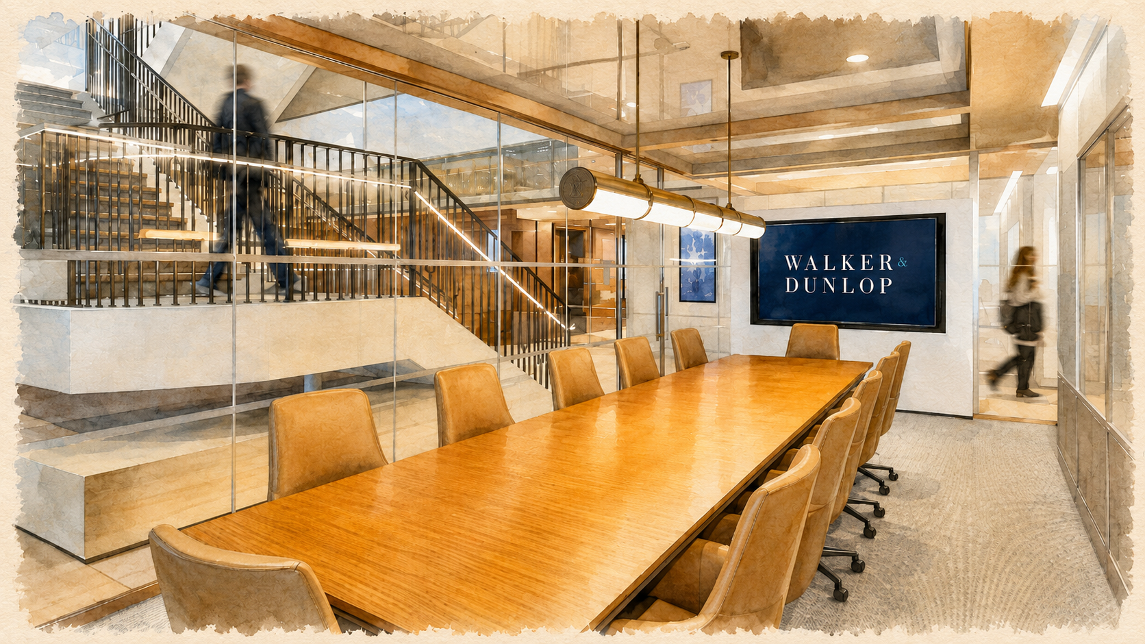 Walker and Dunlop DC office illustration